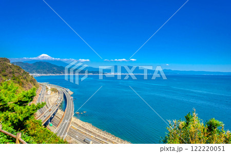 富士山・駿河湾と高速道路 122220051