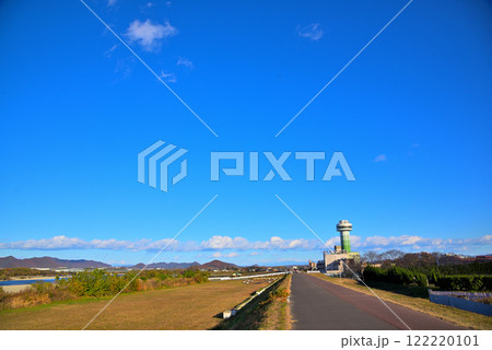 《愛知県》木曽川サイクリングロードとすいとぴあ江南展望タワー 《愛知県》木曽川サイクリングロードとすいとぴあ江南展望タワー 122220101