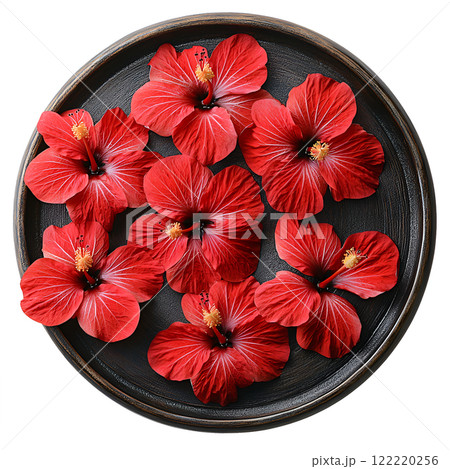 colorful flower in a pot 122220256