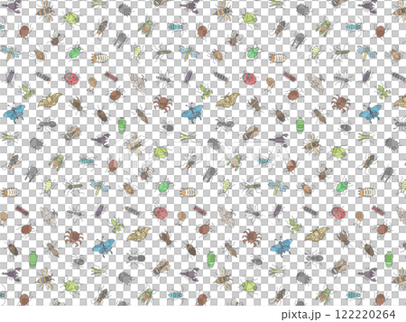 迷你昆蟲壁紙插畫 122220264