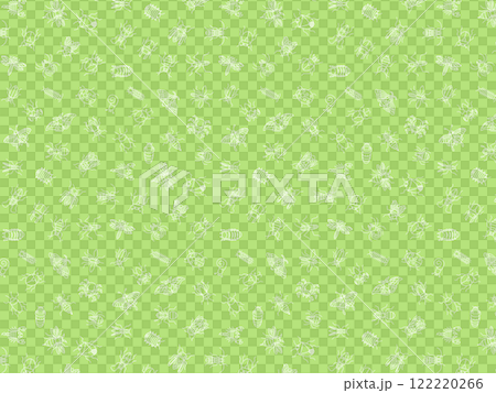 ミニ昆虫の壁紙イラスト 122220266