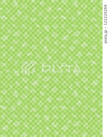 Mini insect wallpaper illustration Mini insect wallpaper illustration 122220269