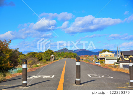 《愛知県》木曽川河川敷とサイクリングロード 《愛知県》木曽川河川敷とサイクリングロード 122220379