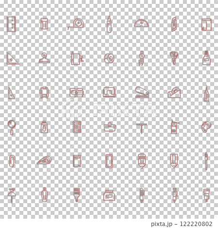 教材工具圖示集顏色陰影 教材工具圖示集顏色陰影 122220802