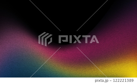 Vibrant abstract gradient with dynamic lighting and colorful noise texture 122221389