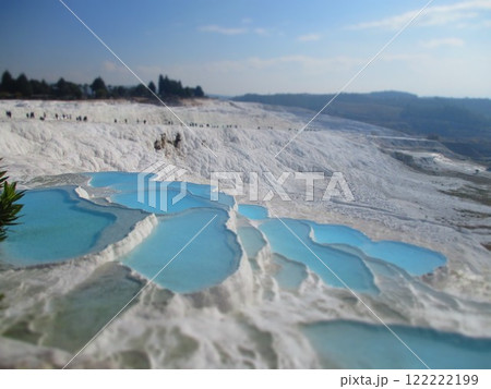 トルコ　パムッカレ　ジオラマ風 122222199