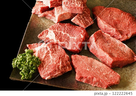 黒毛和牛赤身モモステーキ 122222645