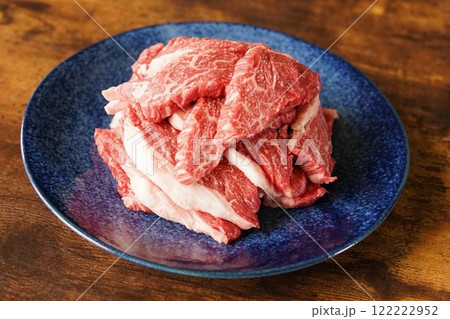牛カルビ&ハラミ 焼肉 牛カルビ&ハラミ 焼肉 122222952