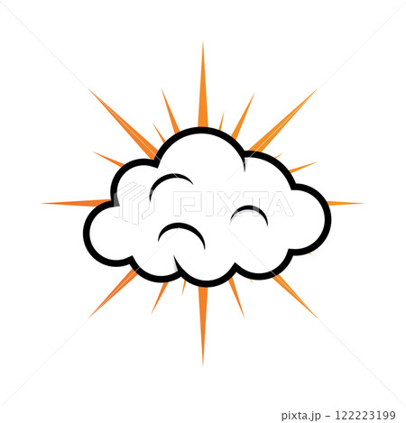 Cloud logo template vector icon illustration design 122223199