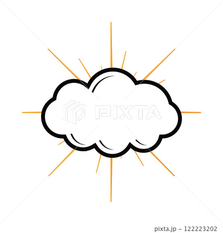 Cloud logo template vector icon illustration design 122223202