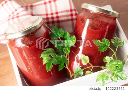 便利でおいしいく万能なトマトソース 122223261