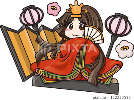 ひな祭りのお雛様 ひな祭りのお雛様 122223519