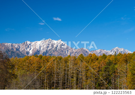 後立山連峰の初雪 122223563