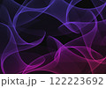 abstract multicolor wave elements, graphic design art background 122223692