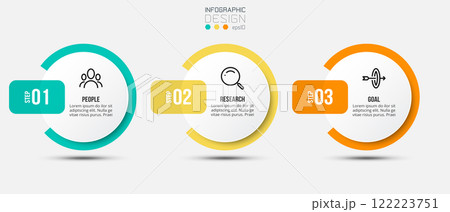 Timeline chart business infographic template. Timeline chart business infographic template. 122223751