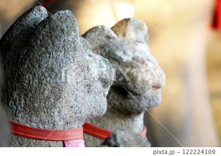 役目を終えて魂は神様の元に戻った ひっそり佇むお狐様 122224109