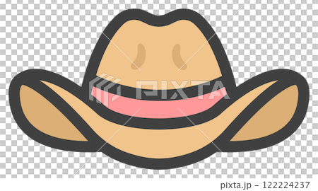 Cowboy hat vector illustration 02 122224237
