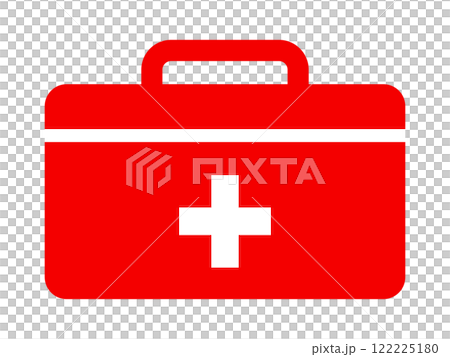 救急箱のアイコン（くすり箱マーク） 122225180