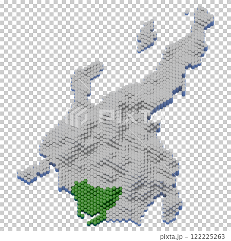 愛知縣蜂窩結構圖3D 122225263