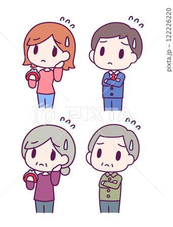 値上げに困る老若男女 122226220