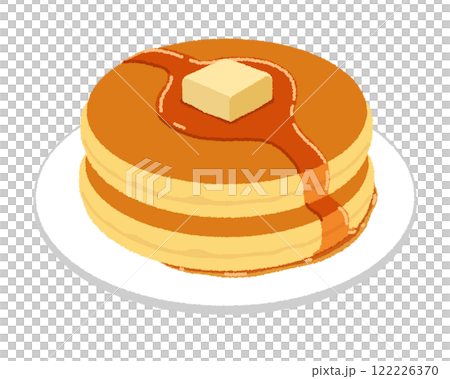 Hot cake illustration 122226370