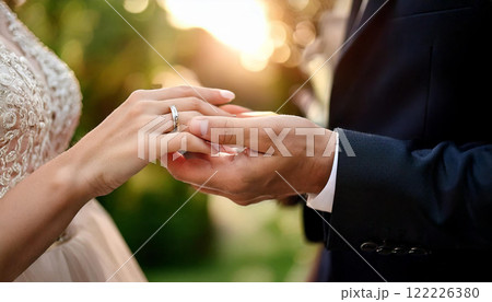 指輪交換(AI生成画像) 指輪交換(AI生成画像) 122226380