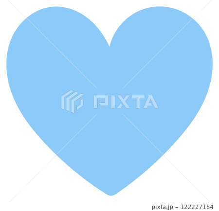 青いハートマーク 122227184
