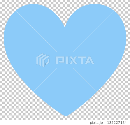 青いハートマーク 122227184