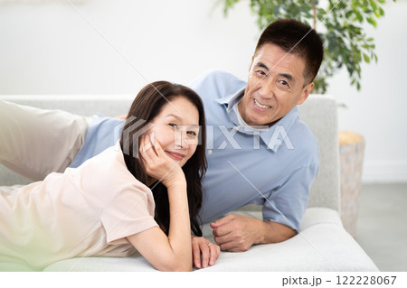 シニア夫婦のポートレート 122228067