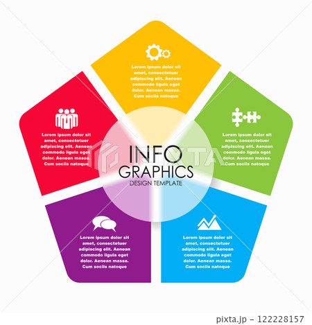Infographic design template with place for your data. Vector illustration. Infographic design template with place for your data. Vector illustration. 122228157