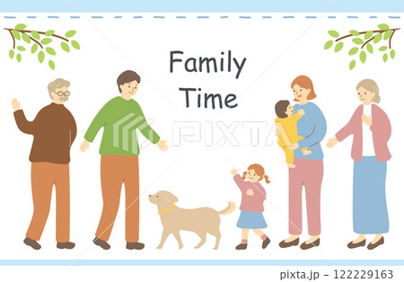 3世代家族 122229163