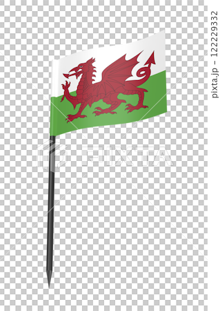 Welsh flag toothpick 122229332