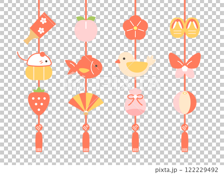Illustration of hanging dolls Hanging decorations Hina dolls decorations Illustration of hanging dolls Hanging decorations Hina dolls decorations 122229492
