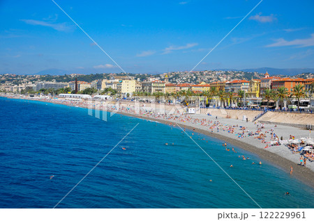 フランスニースの美しい海岸風景 フランスニースの美しい海岸風景 122229961