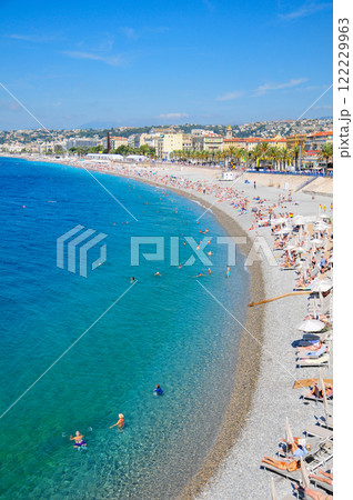 フランスニースの美しい海岸風景 フランスニースの美しい海岸風景 122229963