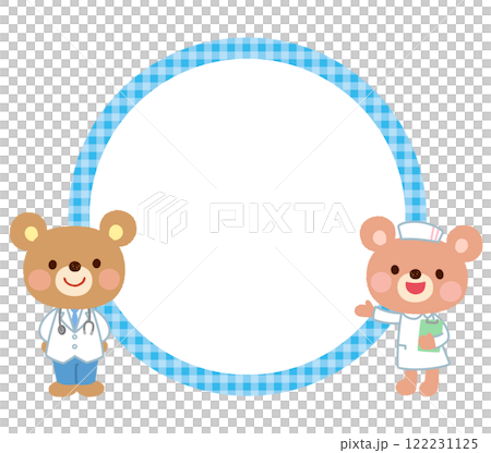 Bear doctor copy space Bear doctor copy space 122231125