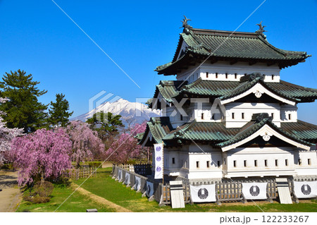 春　弘前城　 122233267