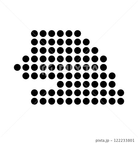 Senegal Map Icon 122233801