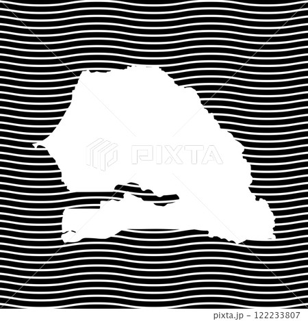 Senegal Map Icon 122233807