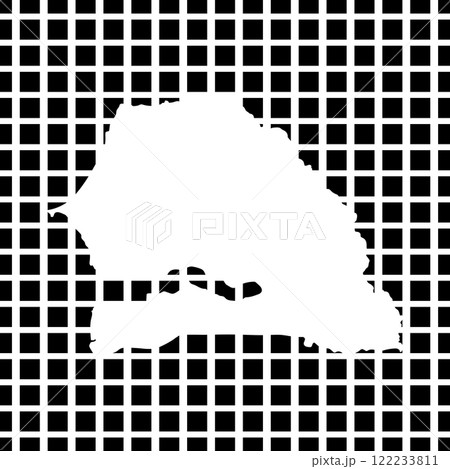 Senegal Map Icon Senegal Map Icon 122233811