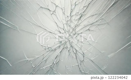 ヒビの入ったガラス 122234042