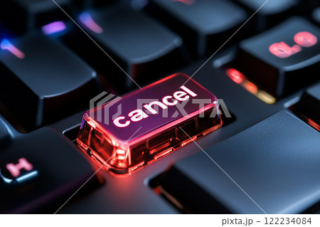Glowing Cancel Key 122234084