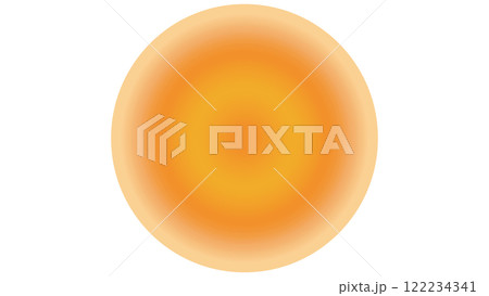 暖かいオレンジ色のグラデーション背景素材 122234341