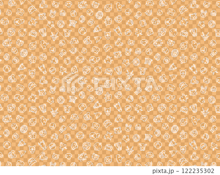 迷你動物桌布插畫 122235302