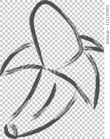 水果畫筆單品插畫香蕉皮 水果畫筆單品插畫香蕉皮 122235401