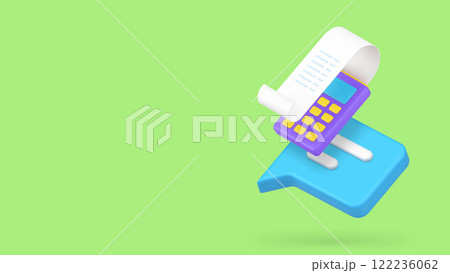 Success payment message banking application banner copy space vector illustration 122236062