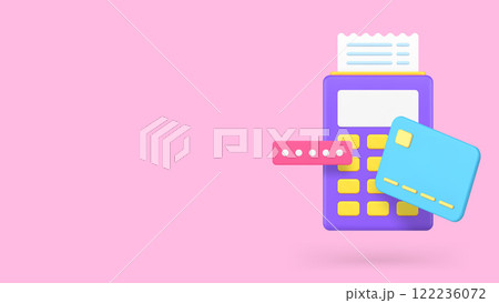 Cashless payment shopping financial transaction credit debit card banner copy space vector Cashless payment shopping financial transaction credit debit card banner copy space vector 122236072