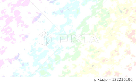 背景素材_パーリングラデ_虹 122236196