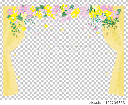Flower background illustration 122236738