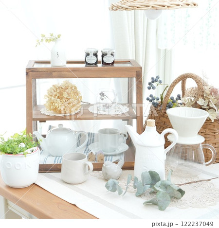ナチュラルインテリア テーブル雑貨 122237049
